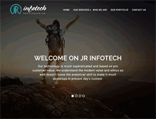 Tablet Screenshot of jrinfotech.com